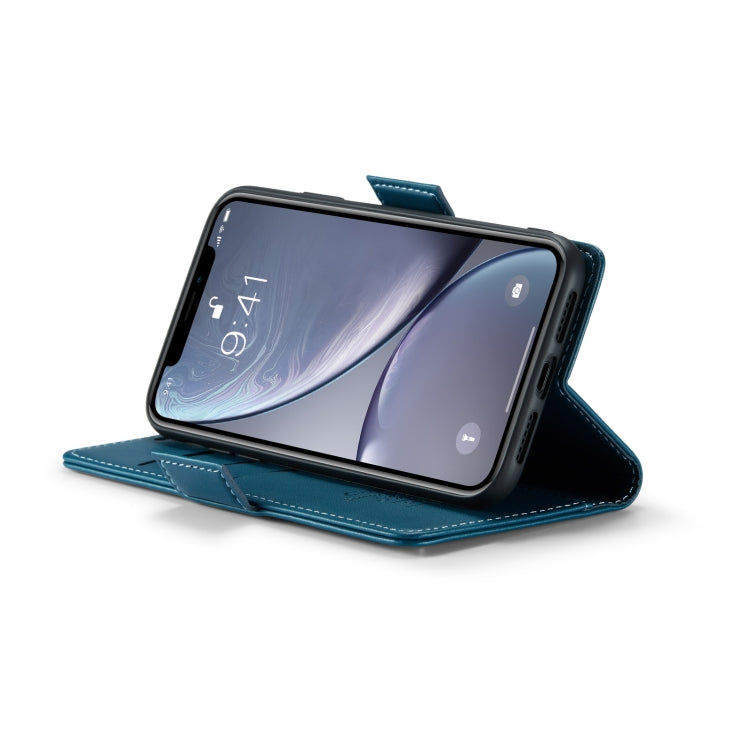 For iPhone XR Leather Case - RFID Anti-Theft, Butterfly Buckle, Litchi Texture, Card Slot