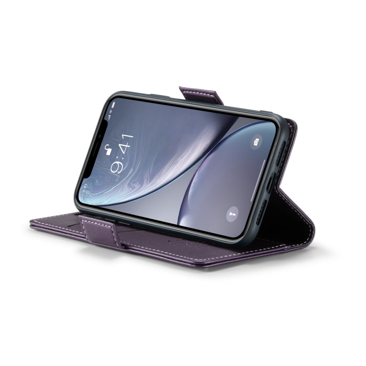 For iPhone XR Leather Case - RFID Anti-Theft, Butterfly Buckle, Litchi Texture, Card Slot