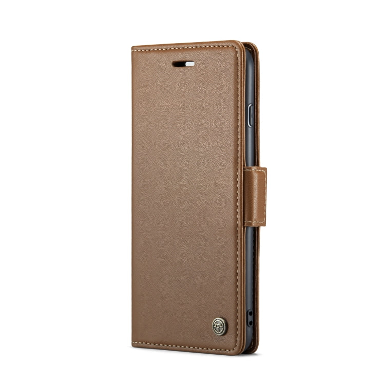For iPhone 6 Plus/7 Plus/8 Plus Leather Case - RFID Anti-Theft, Butterfly Buckle, Litchi Texture, Card Slot