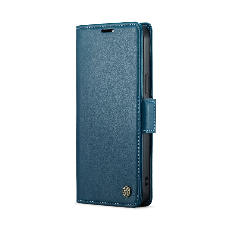 For iPhone 15 Pro Case - RFID Anti-Theft, Butterfly Buckle, Card Slot, Litchi Leather