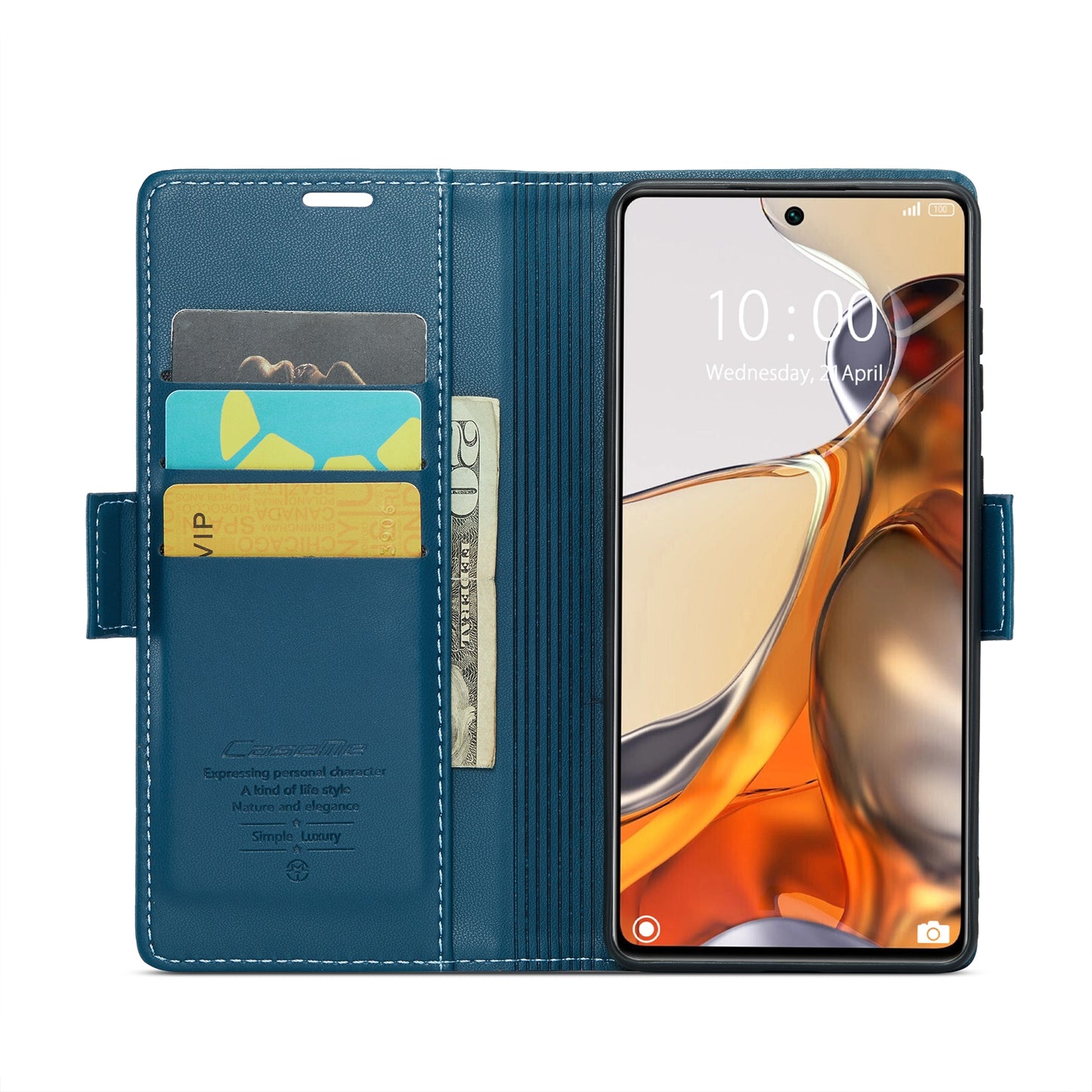 For Xiaomi 11T / 11T Pro Leather Case - RFID Anti-Theft, Litchi Texture, Wallet & Stand Design