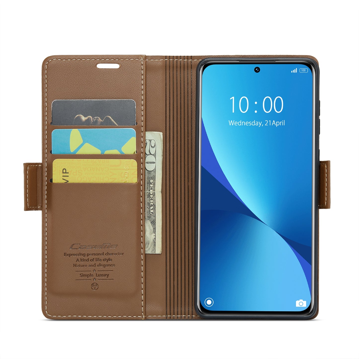 For Xiaomi 12 / 12X / 12S Leather Case - RFID Anti-Theft, Litchi Texture, Wallet & Stand Design