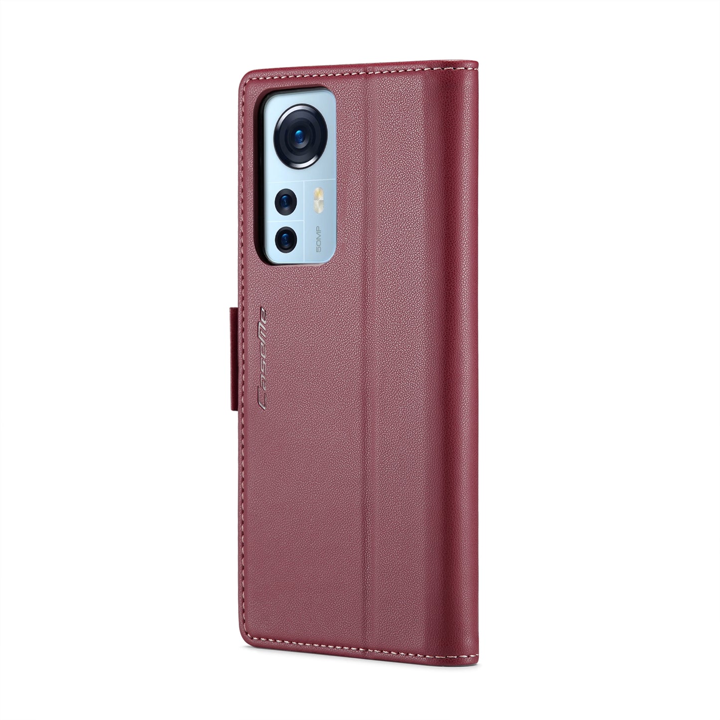 For Xiaomi 12 / 12X / 12S Leather Case - RFID Anti-Theft, Litchi Texture, Wallet & Stand Design