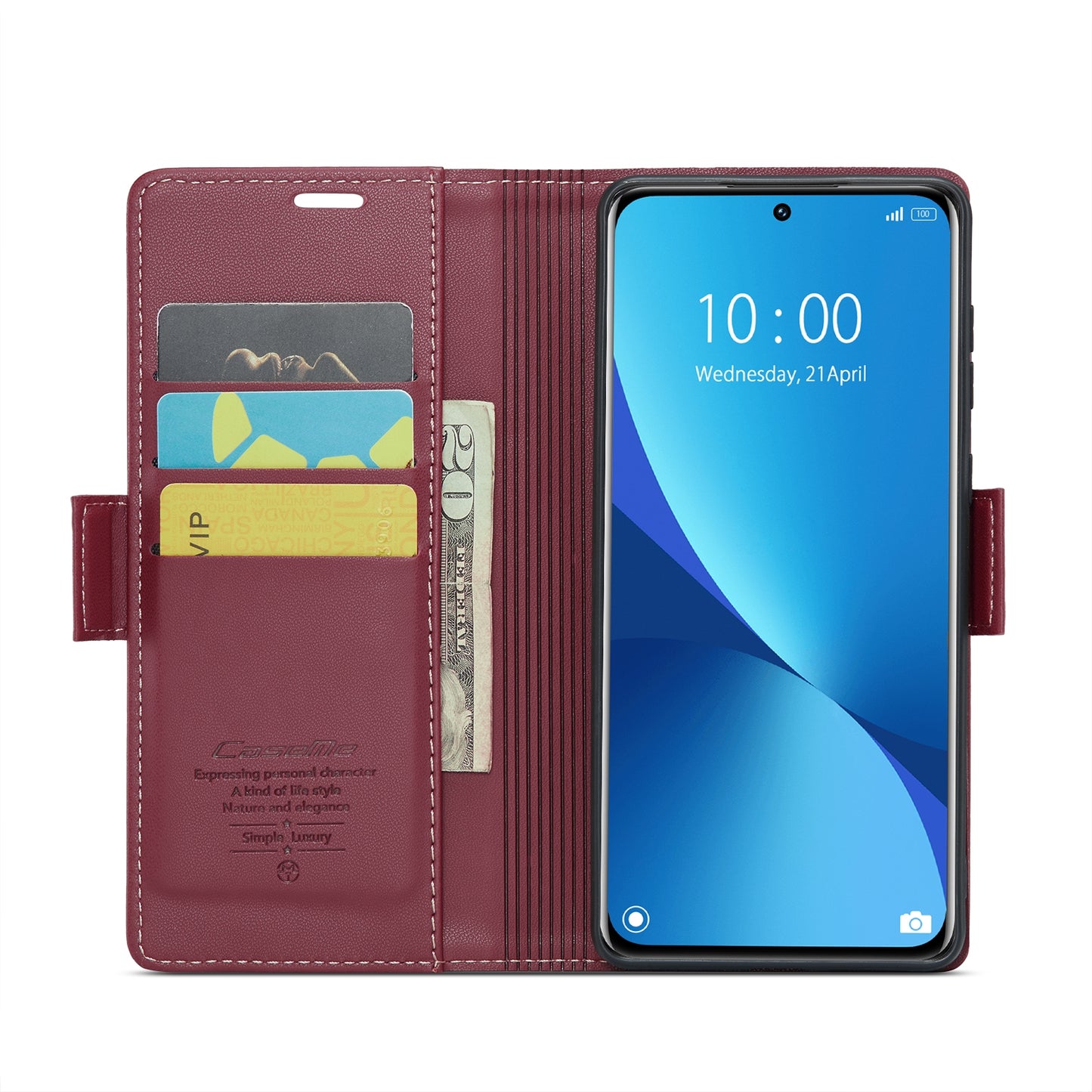 For Xiaomi 12 / 12X / 12S Leather Case - RFID Anti-Theft, Litchi Texture, Wallet & Stand Design