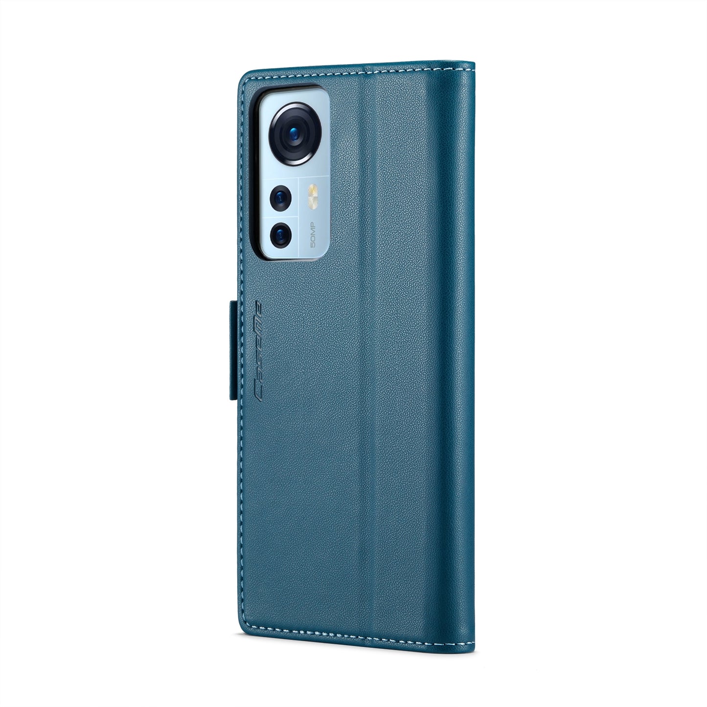 For Xiaomi 12 / 12X / 12S Leather Case - RFID Anti-Theft, Litchi Texture, Wallet & Stand Design