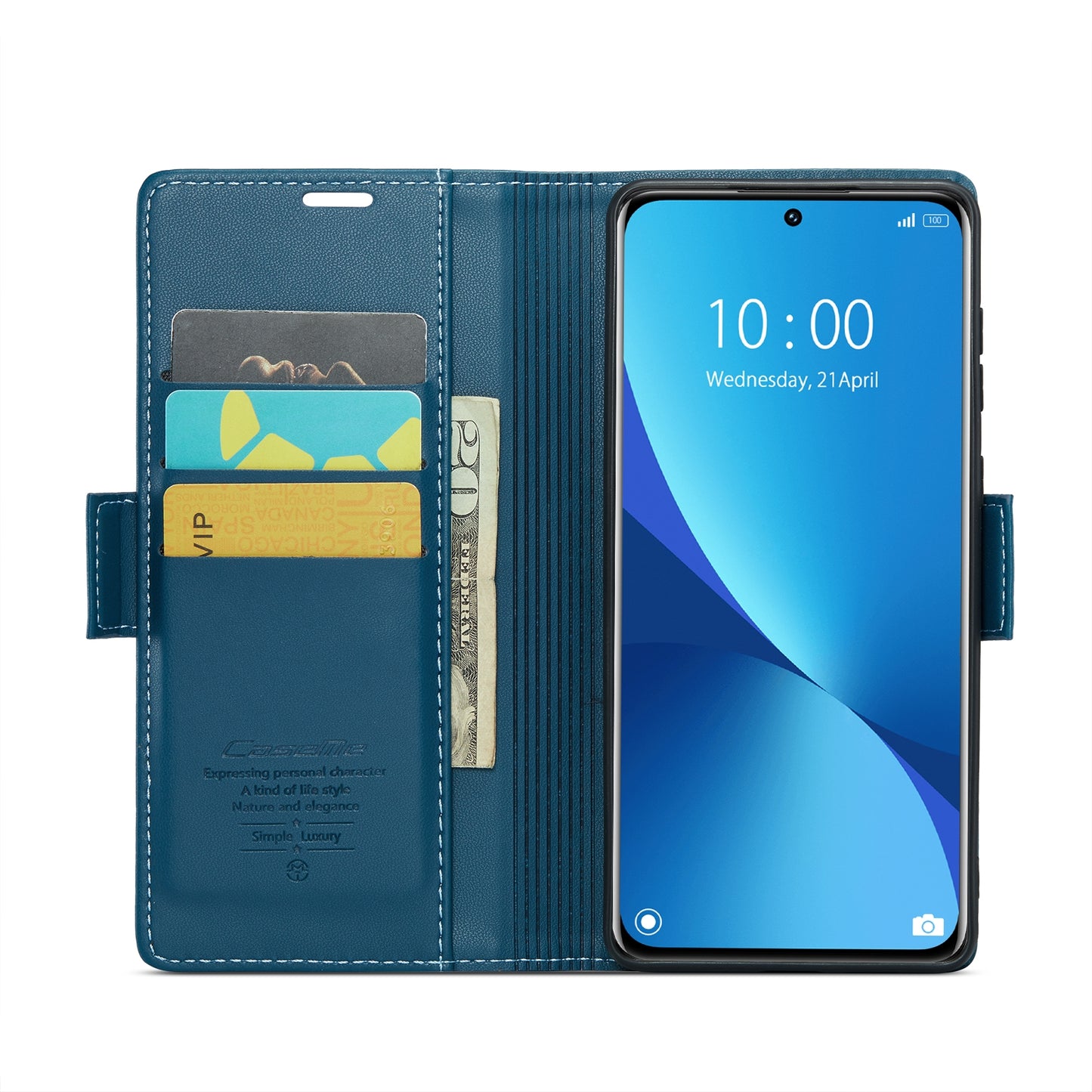 For Xiaomi 12 / 12X / 12S Leather Case - RFID Anti-Theft, Litchi Texture, Wallet & Stand Design