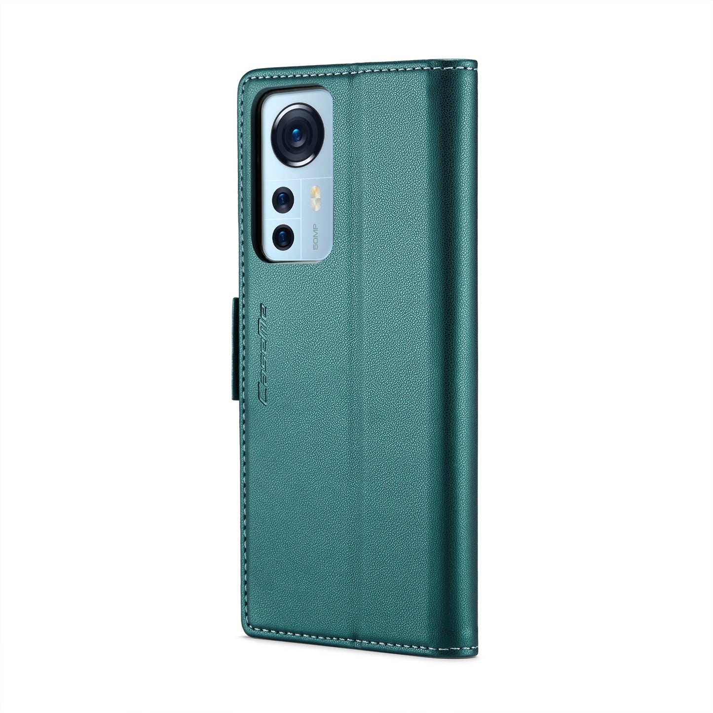 For Xiaomi 12 / 12X / 12S Leather Case - RFID Anti-Theft, Litchi Texture, Wallet & Stand Design