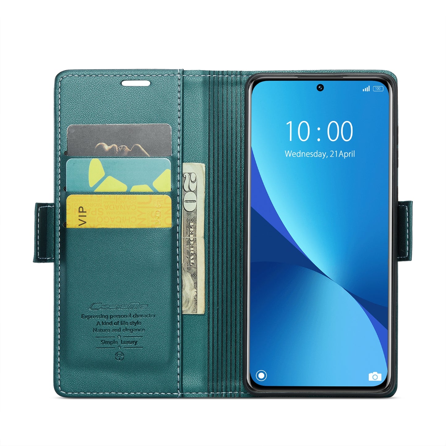 For Xiaomi 12 / 12X / 12S Leather Case - RFID Anti-Theft, Litchi Texture, Wallet & Stand Design