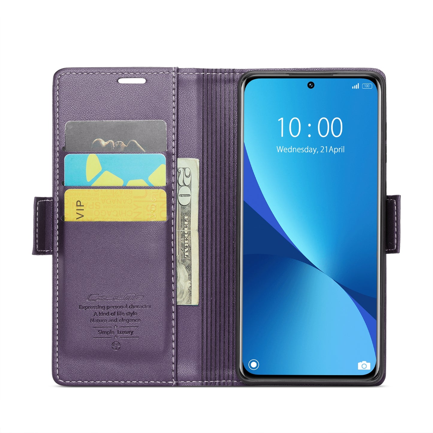For Xiaomi 12 / 12X / 12S Leather Case - RFID Anti-Theft, Litchi Texture, Wallet & Stand Design