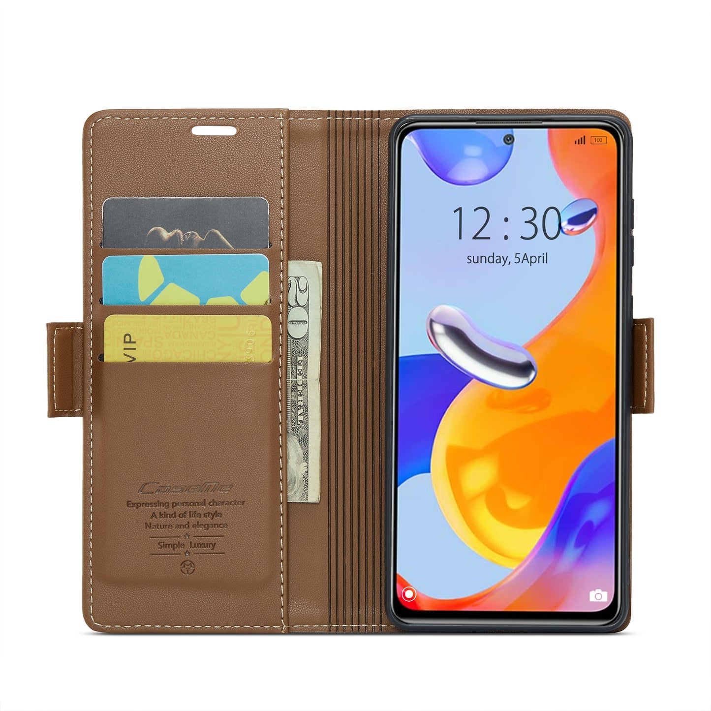 For Xiaomi Redmi Note 11 Pro 5G Leather Case - RFID Anti-Theft, Litchi Texture, Wallet & Stand Design