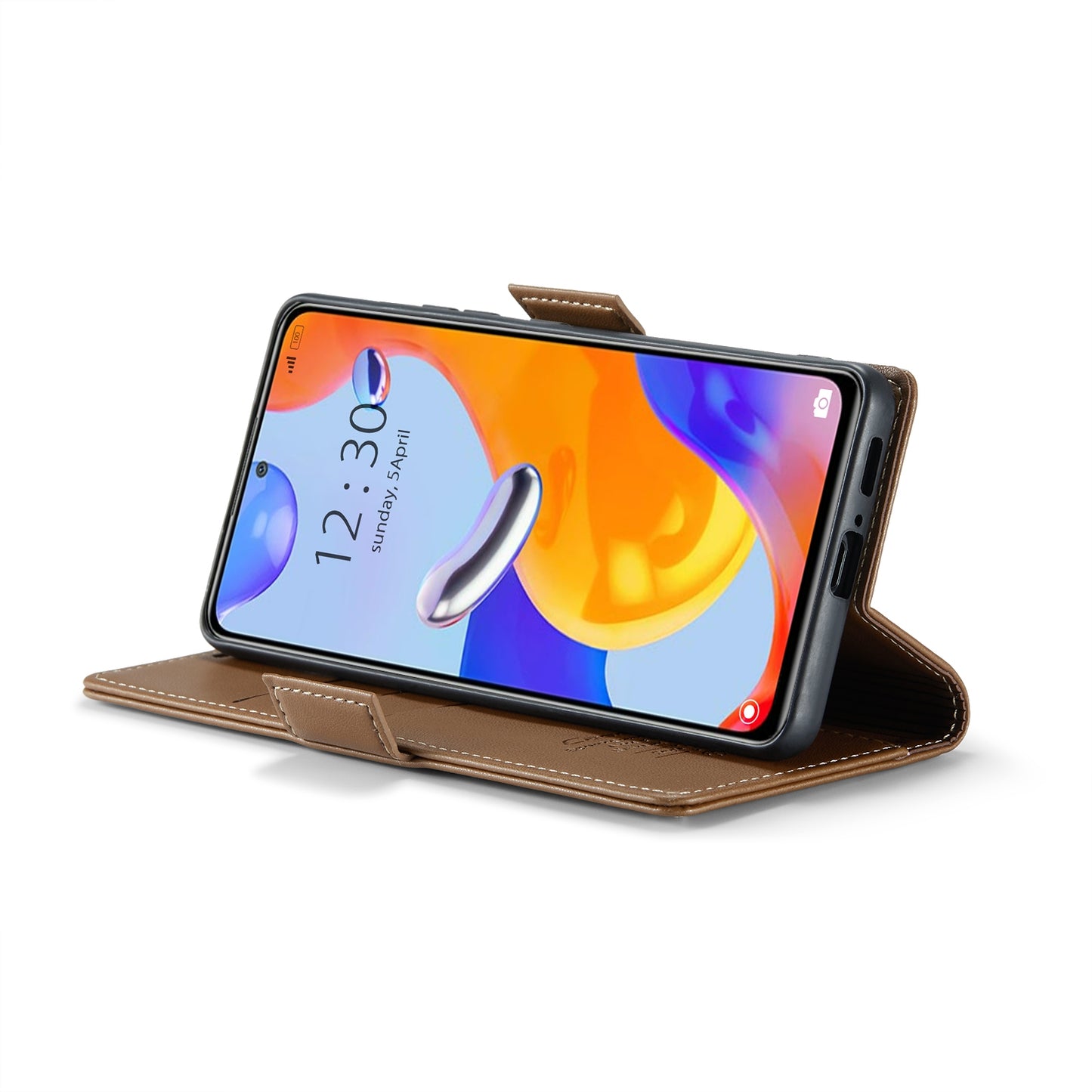 For Xiaomi Redmi Note 11 Pro 5G Leather Case - RFID Anti-Theft, Litchi Texture, Wallet & Stand Design