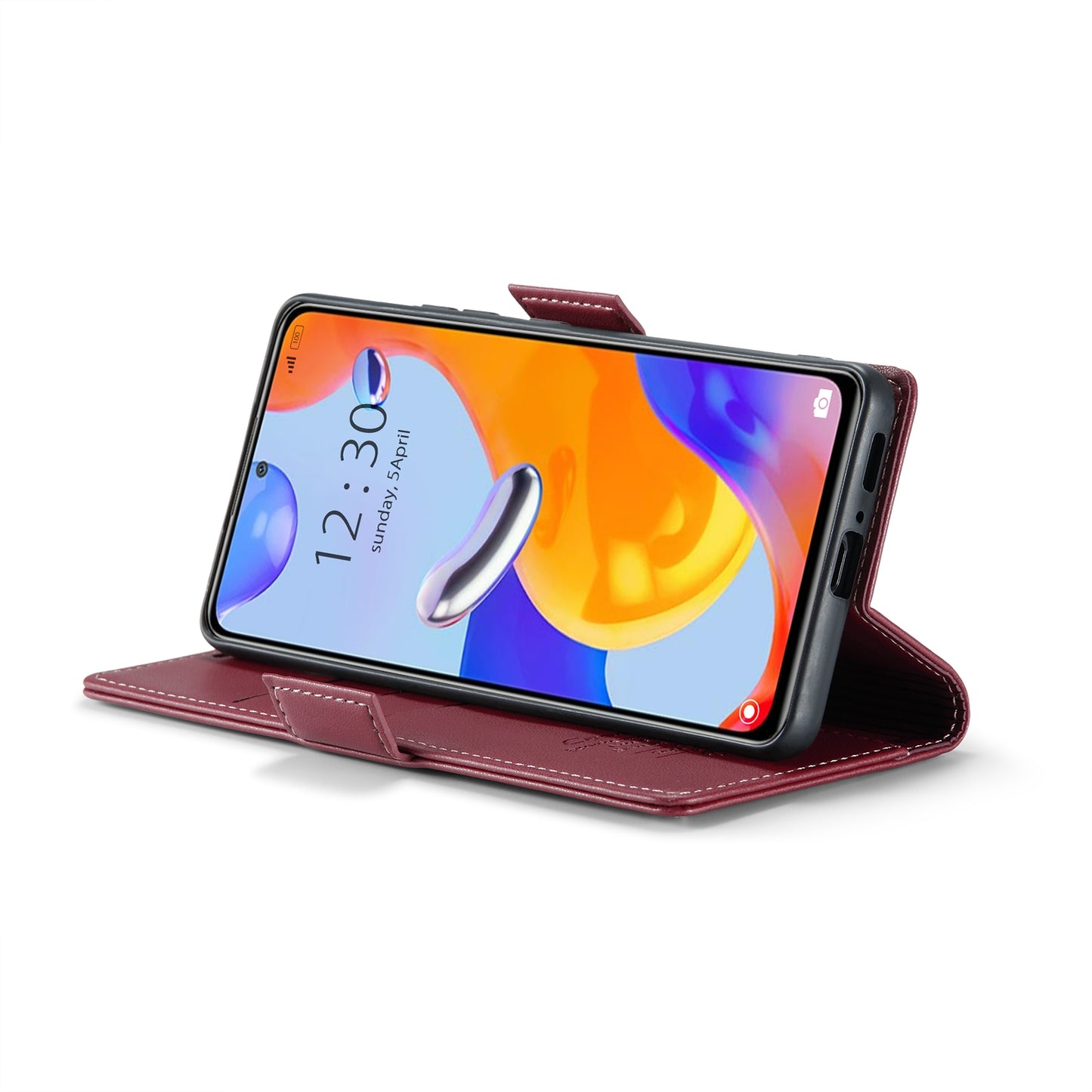 For Xiaomi Redmi Note 11 Pro 5G Leather Case - RFID Anti-Theft, Litchi Texture, Wallet & Stand Design