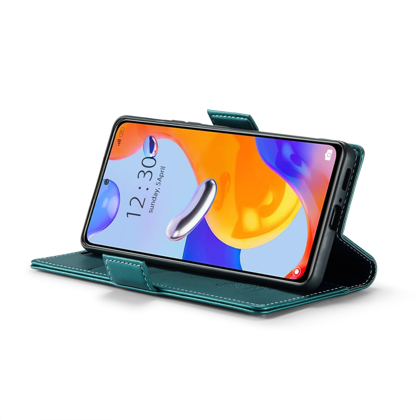 For Xiaomi Redmi Note 11 Pro 5G Leather Case - RFID Anti-Theft, Litchi Texture, Wallet & Stand Design