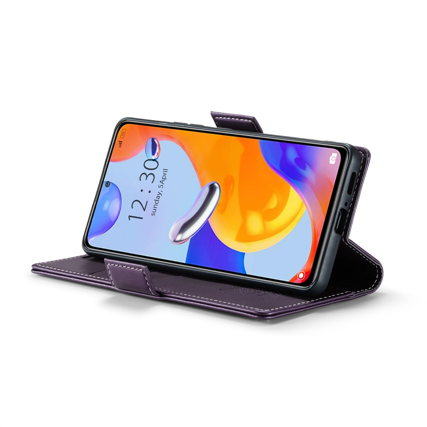For Xiaomi Redmi Note 11 Pro 5G Leather Case - RFID Anti-Theft, Litchi Texture, Wallet & Stand Design