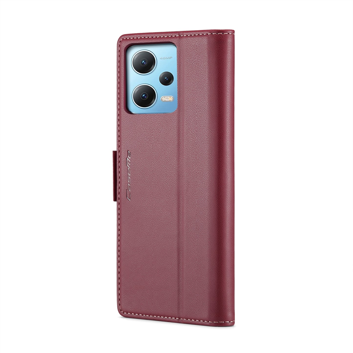 For Xiaomi Poco X5 5G Leather Case - RFID Anti-Theft, Litchi Texture, Wallet & Stand Design