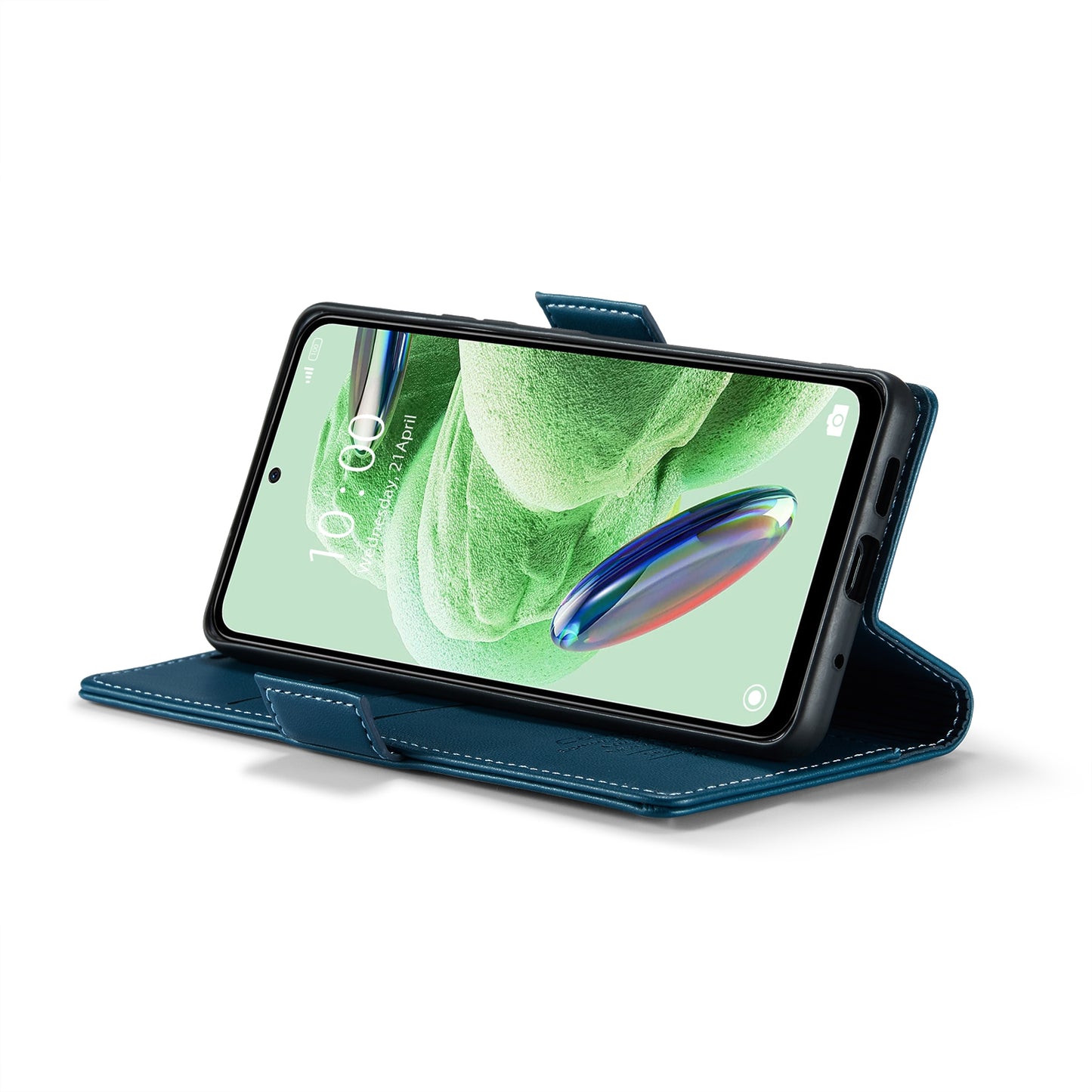For Xiaomi Poco X5 5G Leather Case - RFID Anti-Theft, Litchi Texture, Wallet & Stand Design
