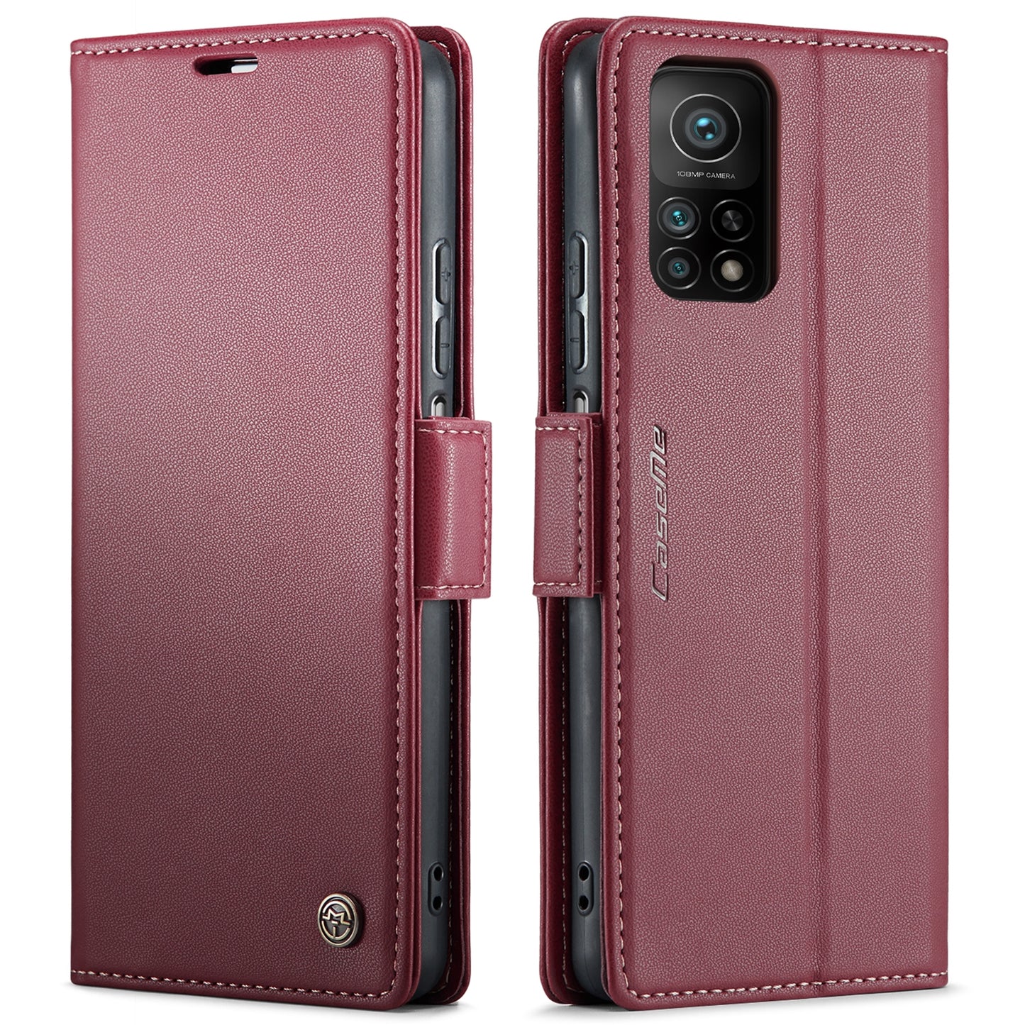 Xiaomi Mi 10T 5G/10T Pro 5G Leather Case - RFID Anti-Theft, Litchi Texture, Wallet & Stand Design