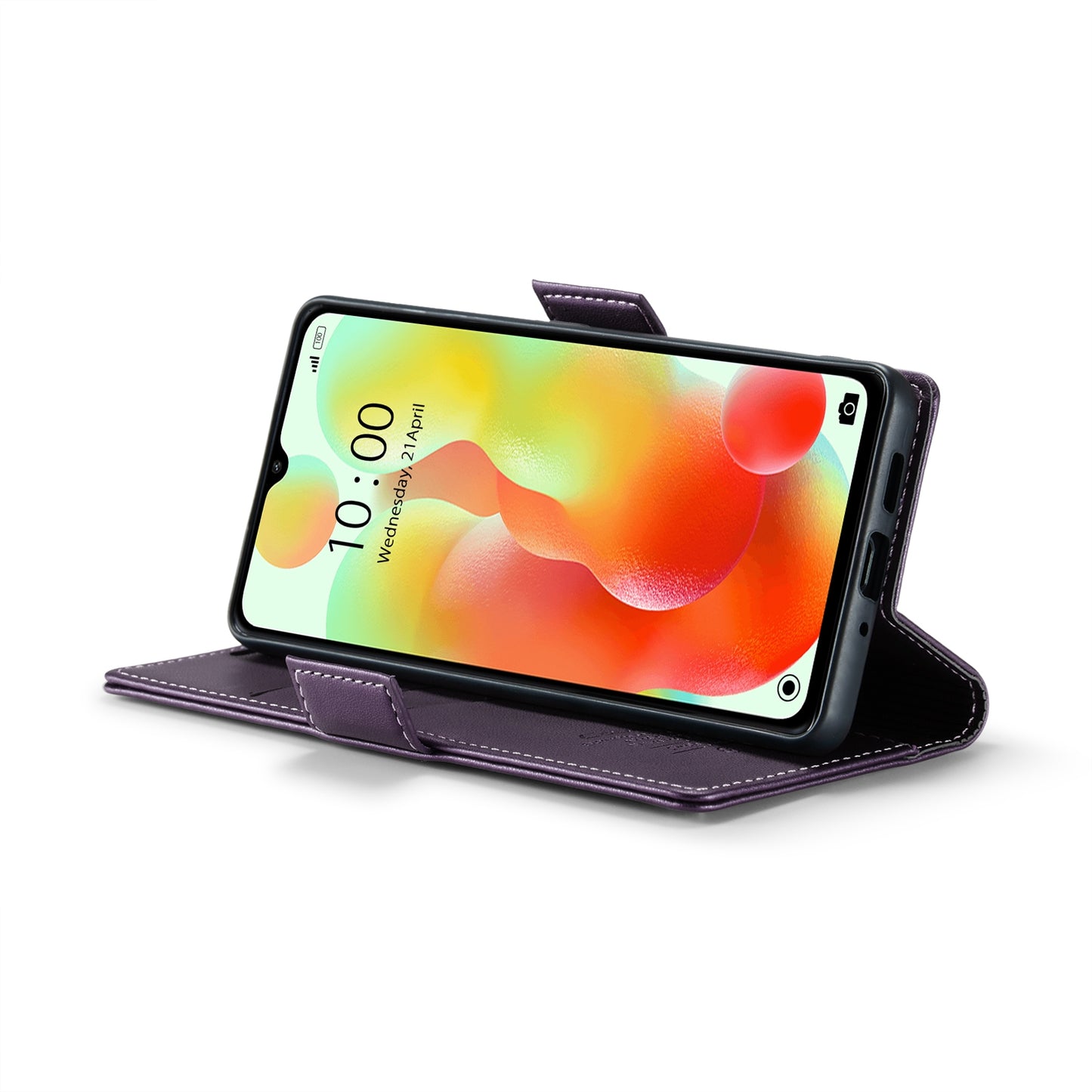 For Xiaomi Redmi 11A / 12C Leather Case - RFID Anti-Theft, Litchi Texture, Wallet & Stand Design