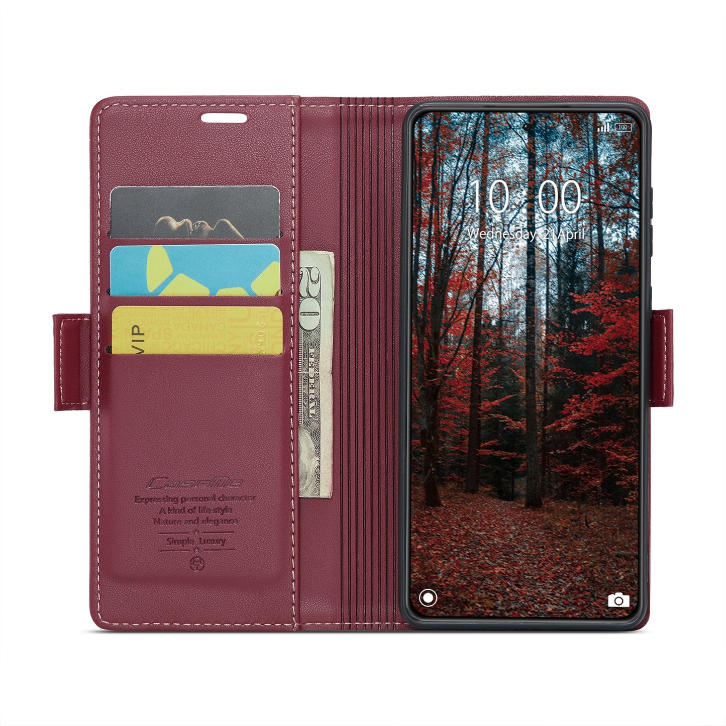 For Xiaomi 14 Leather Case - RFID Anti-Theft, Litchi Texture, Wallet & Stand Design