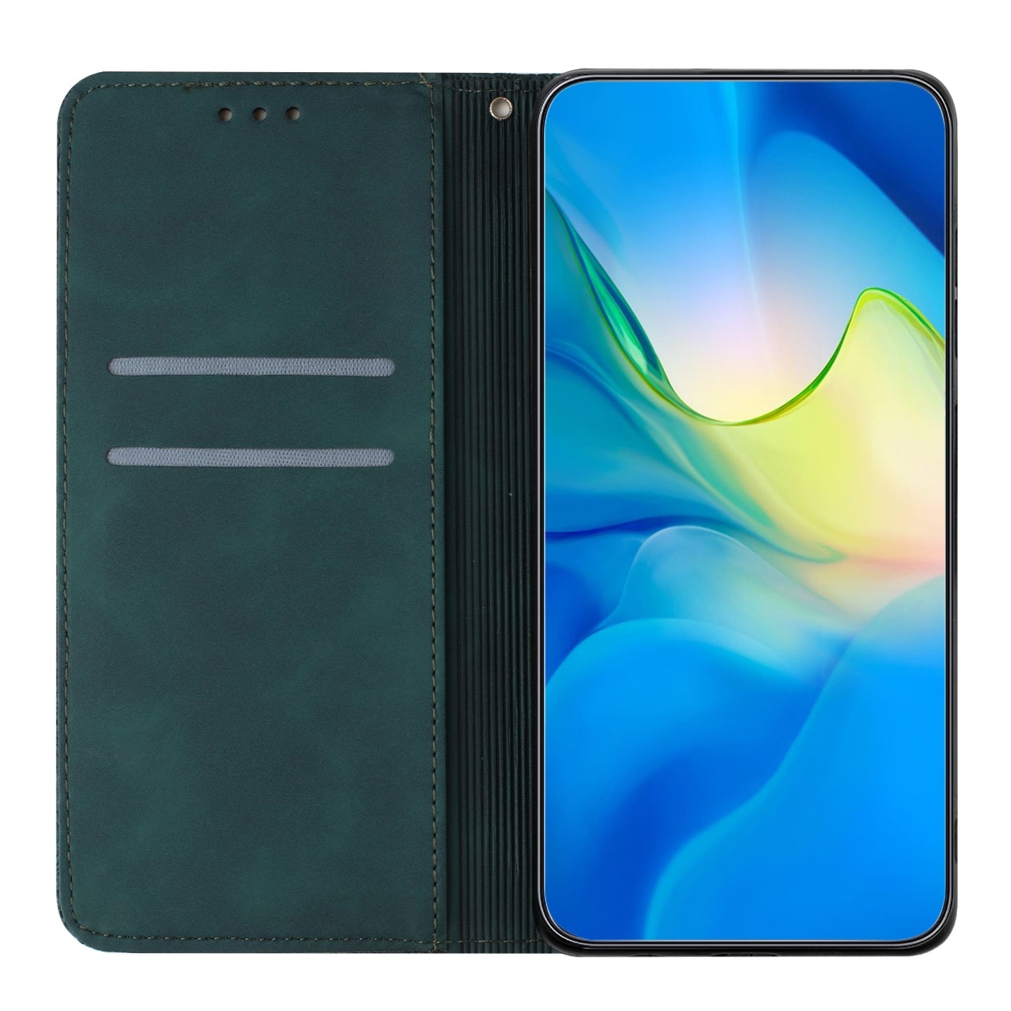 For iPhone 11 Pro Ethnic Embossed Adsorption Leather Phone Case