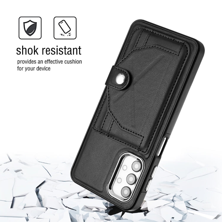 For Samsung Galaxy A23 4G/F23 5G/M23 5G Leather Case - Shockproof with Card Holder, Durable Design