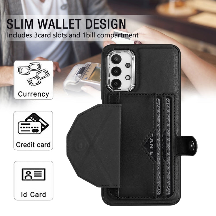 For Samsung Galaxy A23 4G/F23 5G/M23 5G Leather Case - Shockproof with Card Holder, Durable Design