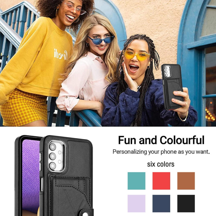 For Samsung Galaxy A23 4G/F23 5G/M23 5G Leather Case - Shockproof with Card Holder, Durable Design