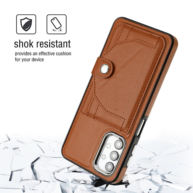 For Samsung Galaxy A23 4G/F23 5G/M23 5G Leather Case - Shockproof with Card Holder, Durable Design