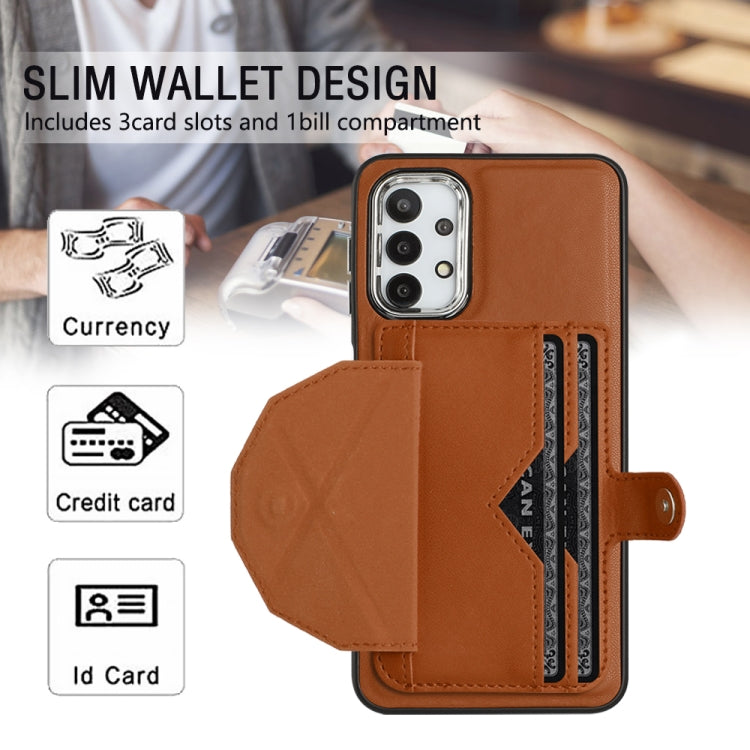 For Samsung Galaxy A23 4G/F23 5G/M23 5G Leather Case - Shockproof with Card Holder, Durable Design