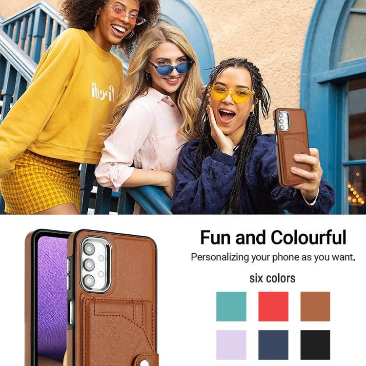 For Samsung Galaxy A23 4G/F23 5G/M23 5G Leather Case - Shockproof with Card Holder, Durable Design
