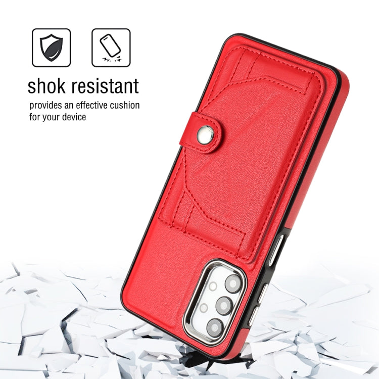 For Samsung Galaxy A23 4G/F23 5G/M23 5G Leather Case - Shockproof with Card Holder, Durable Design