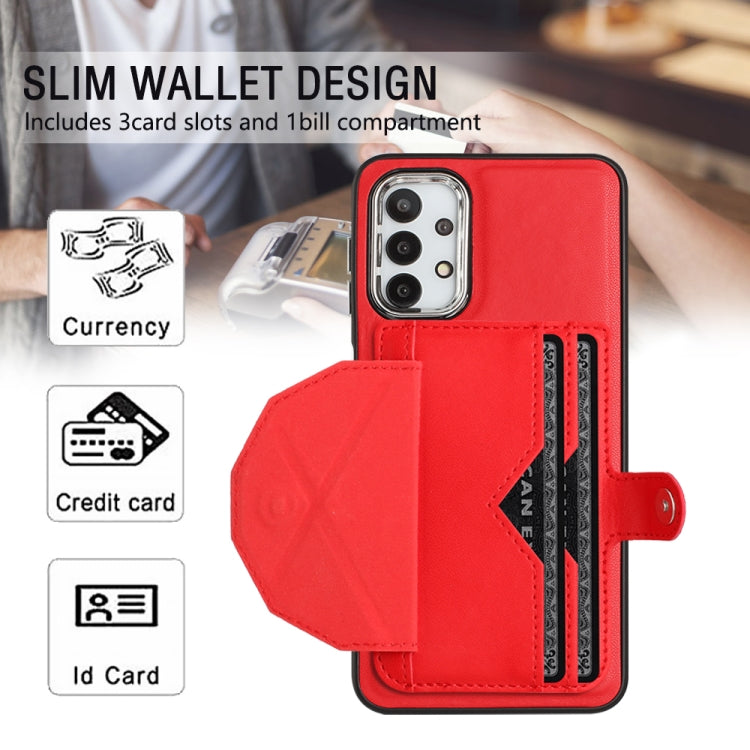 For Samsung Galaxy A23 4G/F23 5G/M23 5G Leather Case - Shockproof with Card Holder, Durable Design