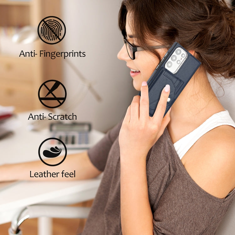 For Samsung Galaxy S22 Ultra 5G Leather Case - Shockproof with Card Holder, Durable Design