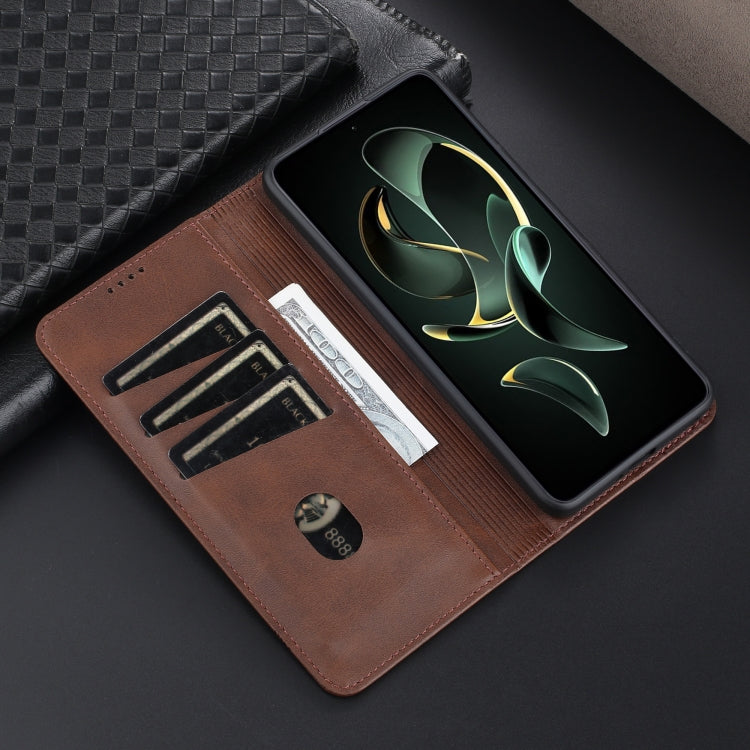 For Xiaomi Redmi K60 Ultra/Mi 13T/13T Pro Leather Wallet Case with Card Holder & Magnetic Closure