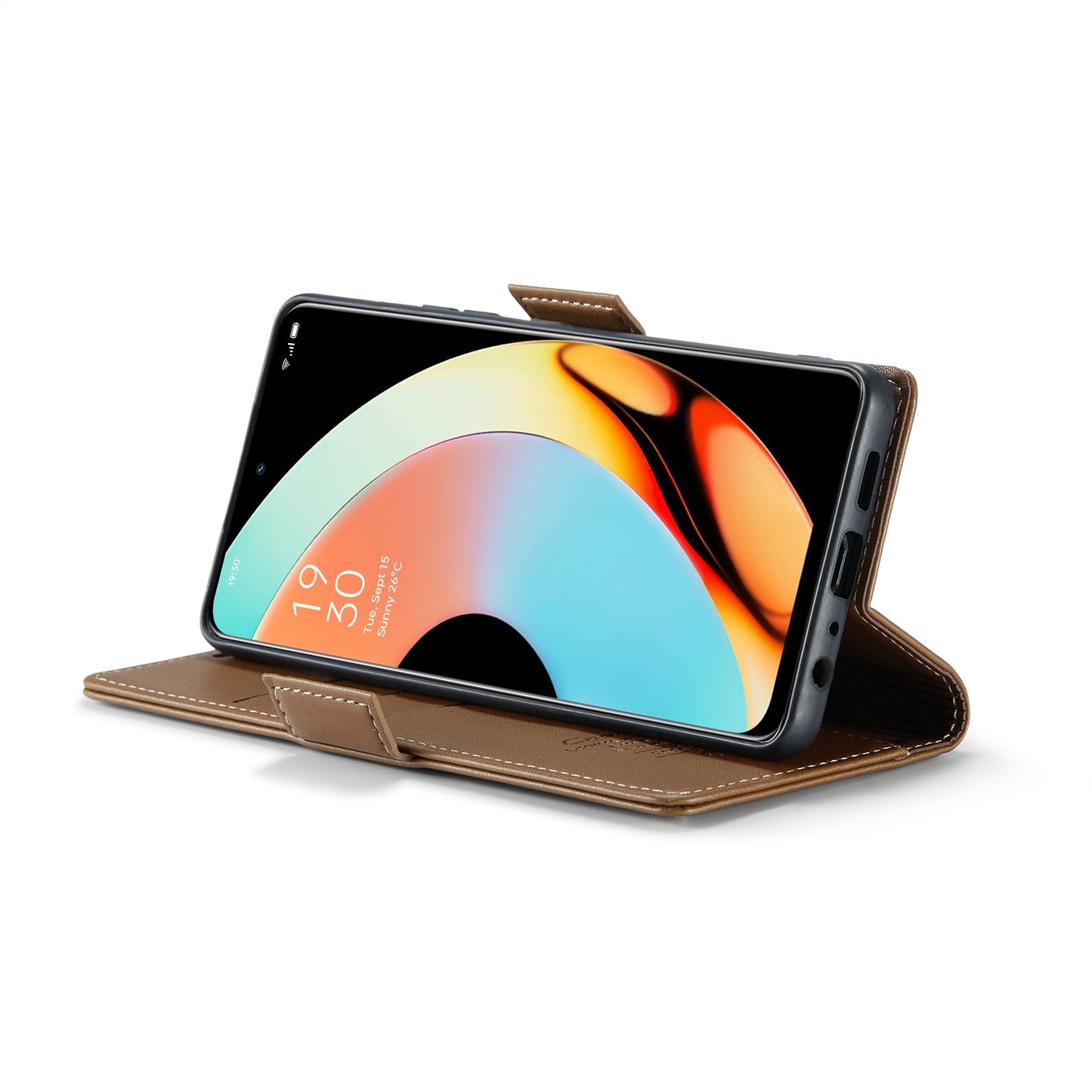For Realme 10 Pro 5G Leather Case - RFID Anti-theft, Litchi Texture, Wallet & Stand Feature
