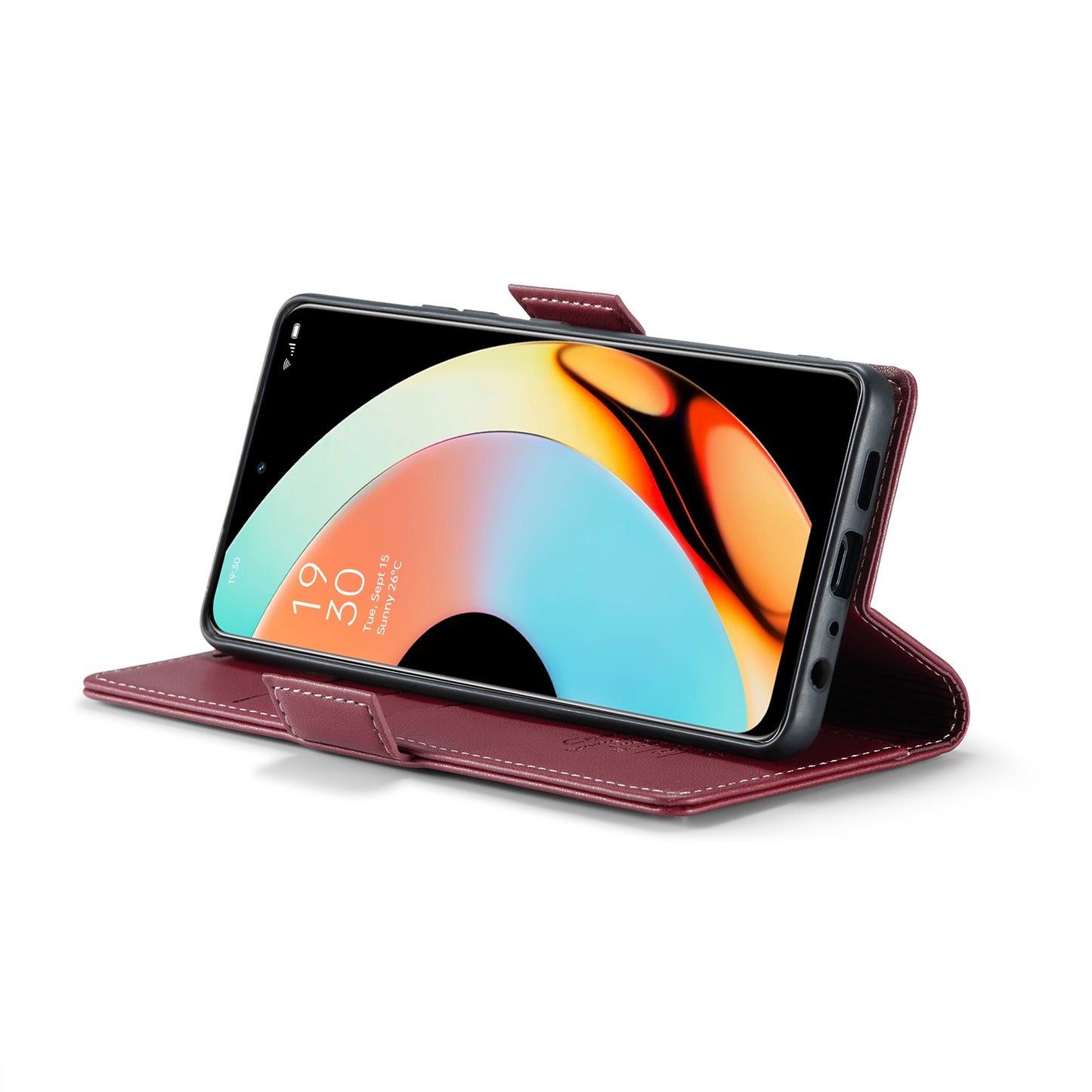For Realme 10 Pro 5G Leather Case - RFID Anti-theft, Litchi Texture, Wallet & Stand Feature