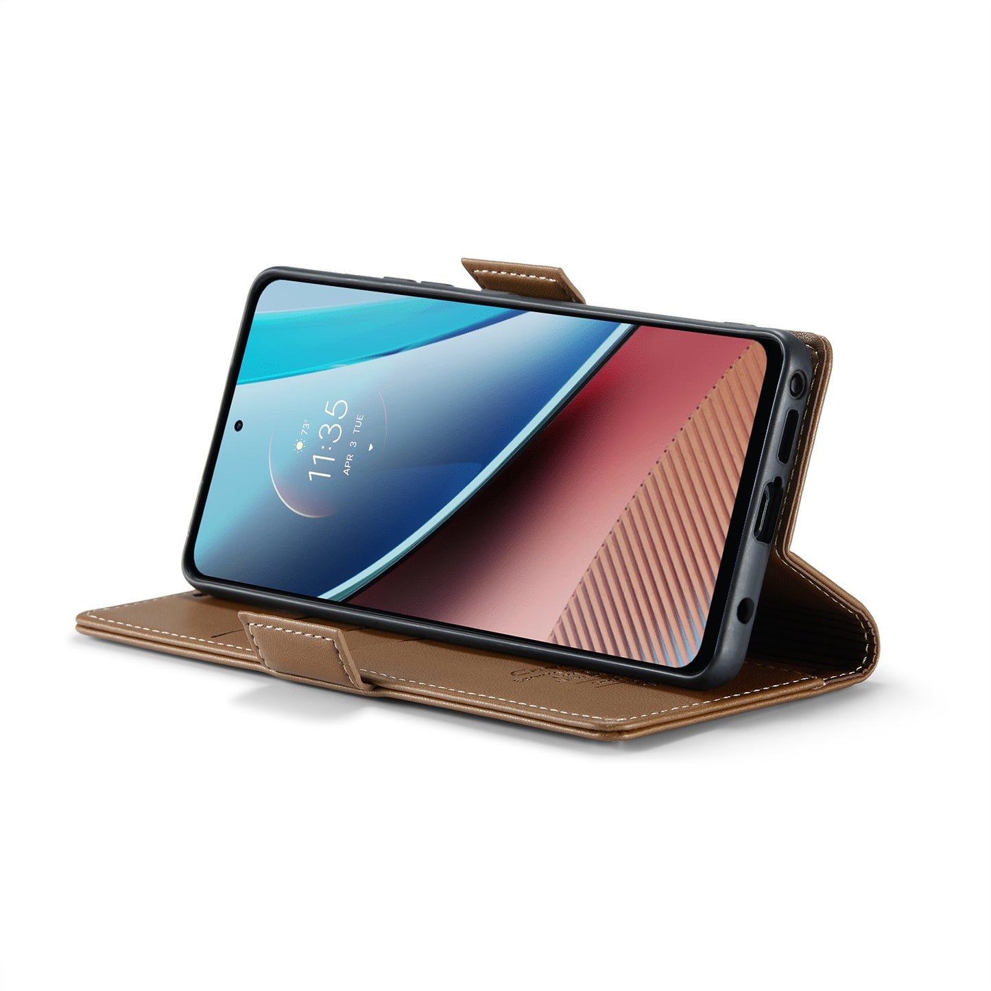 For Motorola Moto G Stylus 5G 2023 Case - RFID Anti-Theft Litchi Texture Leather Wallet with Stand and Card Slots