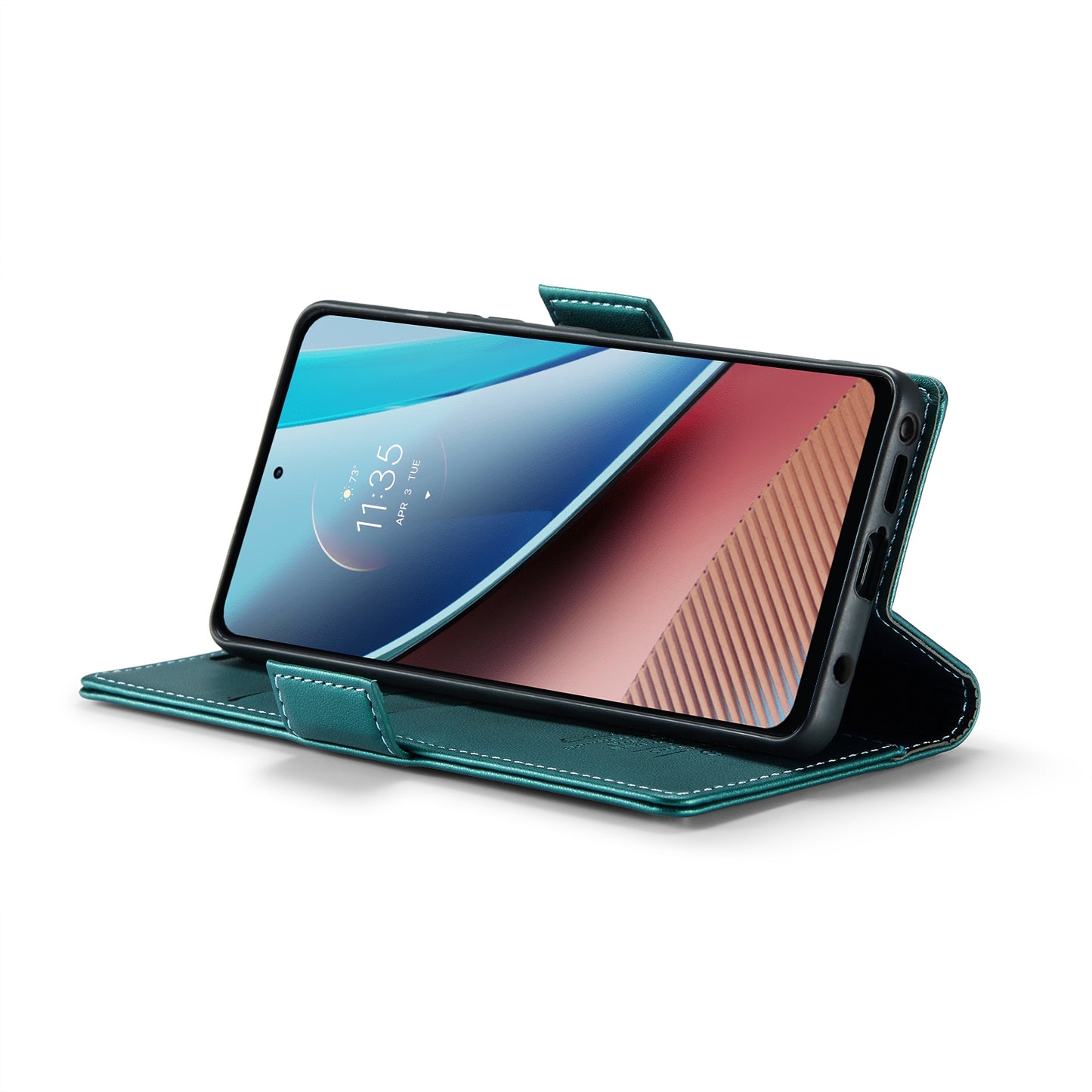 For Motorola Moto G Stylus 5G 2023 Case - RFID Anti-Theft Litchi Texture Leather Wallet with Stand and Card Slots