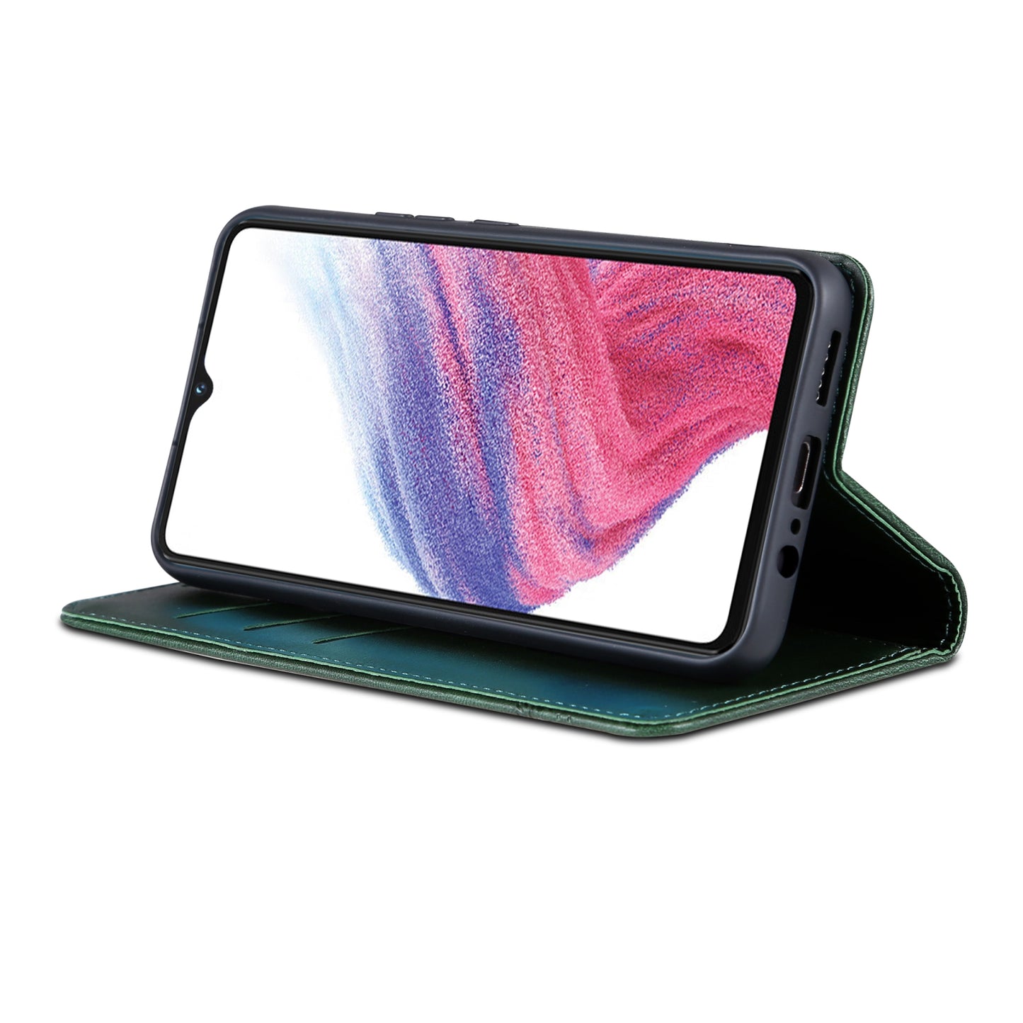 For Samsung Galaxy A05 Leather Wallet Case with Card Holder & Magnetic Closure