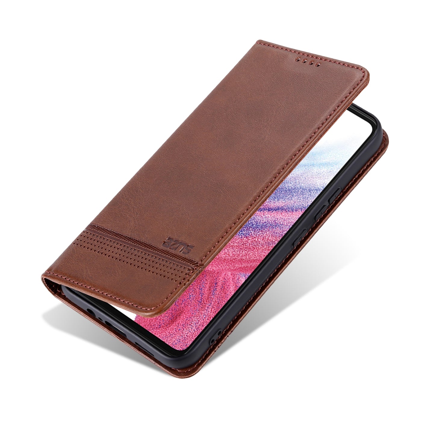 For Samsung Galaxy A05 Leather Wallet Case with Card Holder & Magnetic Closure