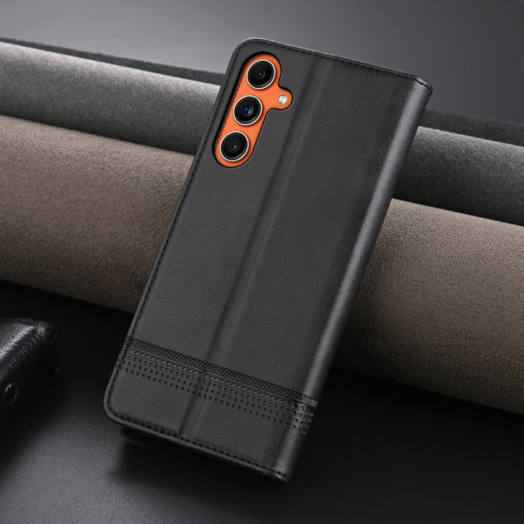 For Samsung Galaxy C55/M55 Leather Wallet Case with Card Holder & Magnetic Closure