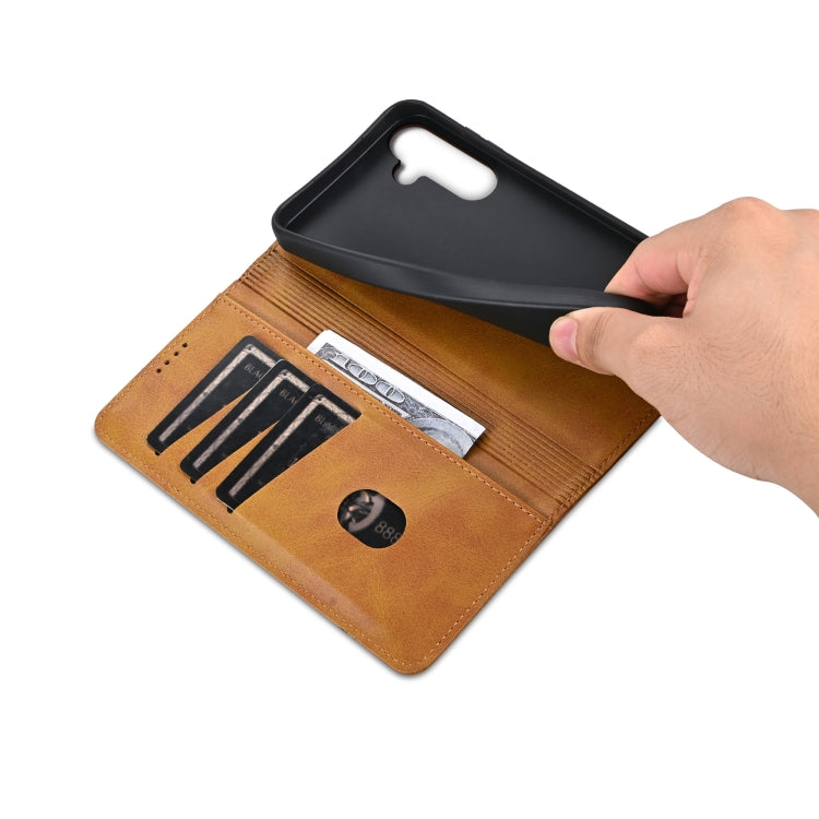 For Samsung Galaxy C55/M55 Leather Wallet Case with Card Holder & Magnetic Closure