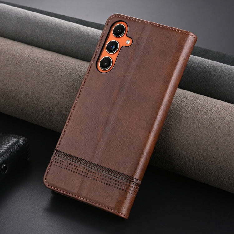 For Samsung Galaxy C55/M55 Leather Wallet Case with Card Holder & Magnetic Closure