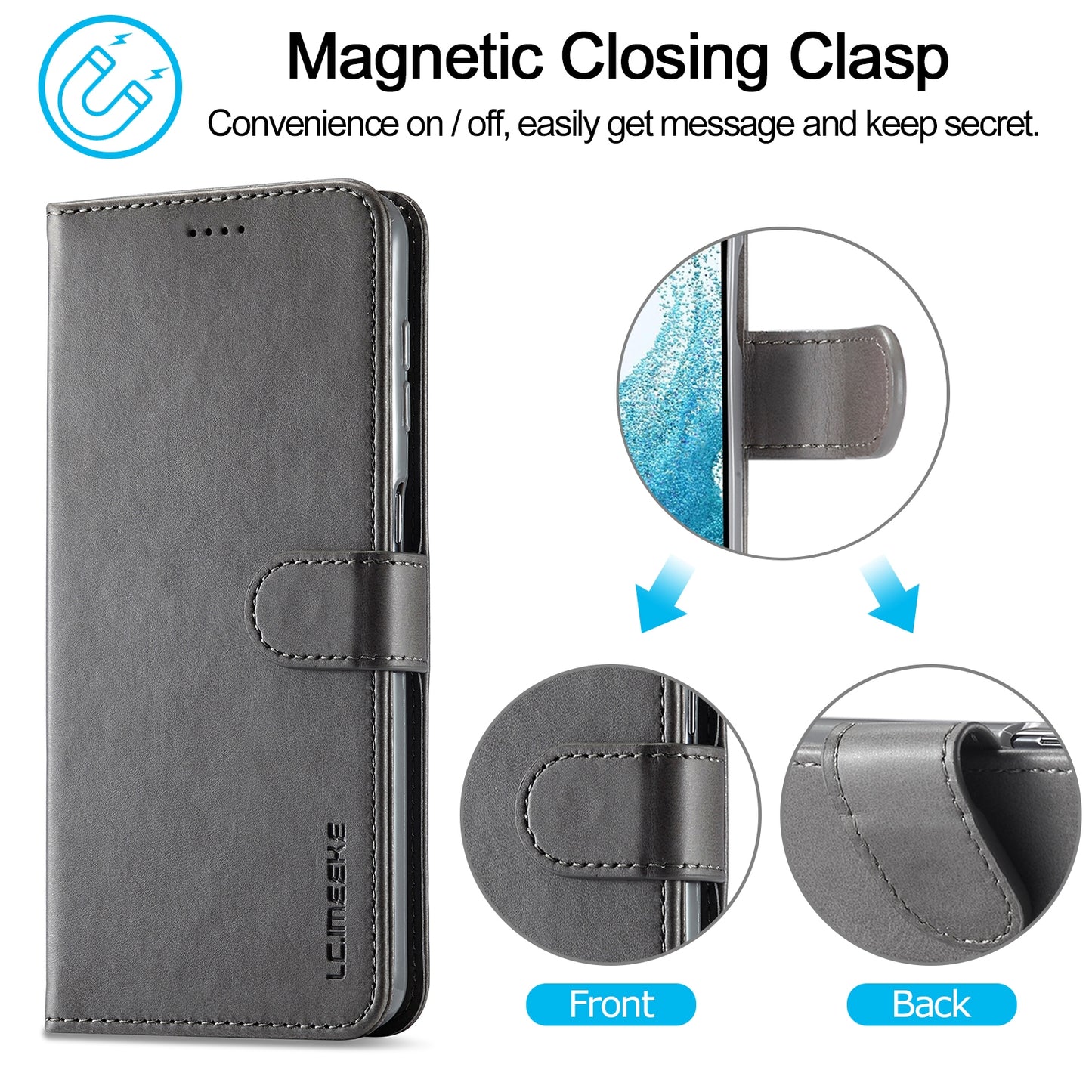 Samsung Galaxy S23 FE 5G Calf Texture Leather Case - Elegant & Durable Protection