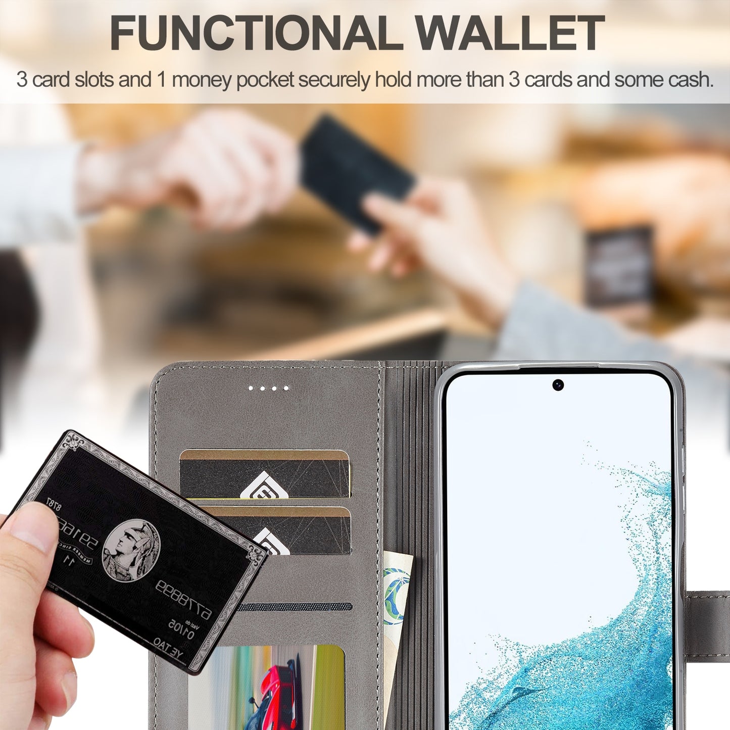 For Samsung Galaxy A05S Calf Texture Leather Case – Elegant & Durable Protection