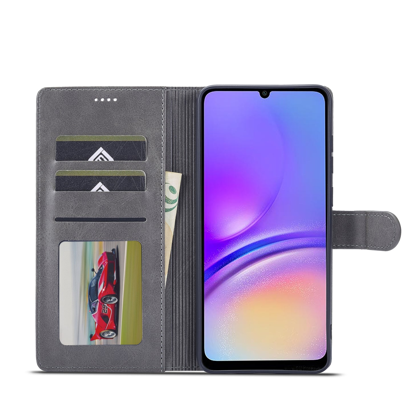 For Samsung Galaxy A05 Calf Texture Leather Case – Elegant & Durable Protection