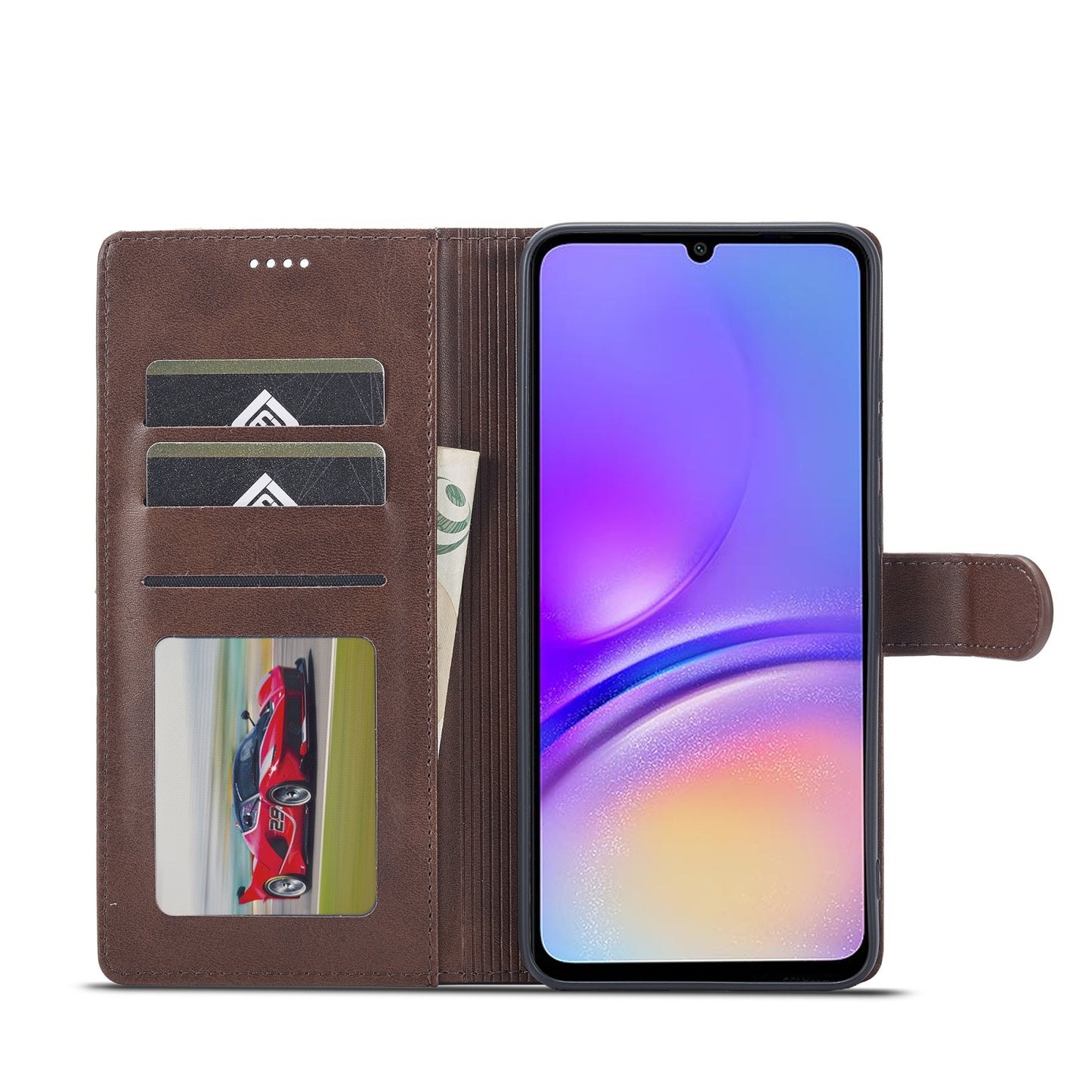 For Samsung Galaxy A05 Calf Texture Leather Case – Elegant & Durable Protection
