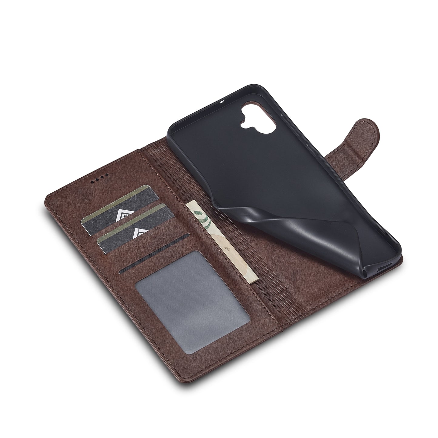 For Samsung Galaxy A05 Calf Texture Leather Case – Elegant & Durable Protection
