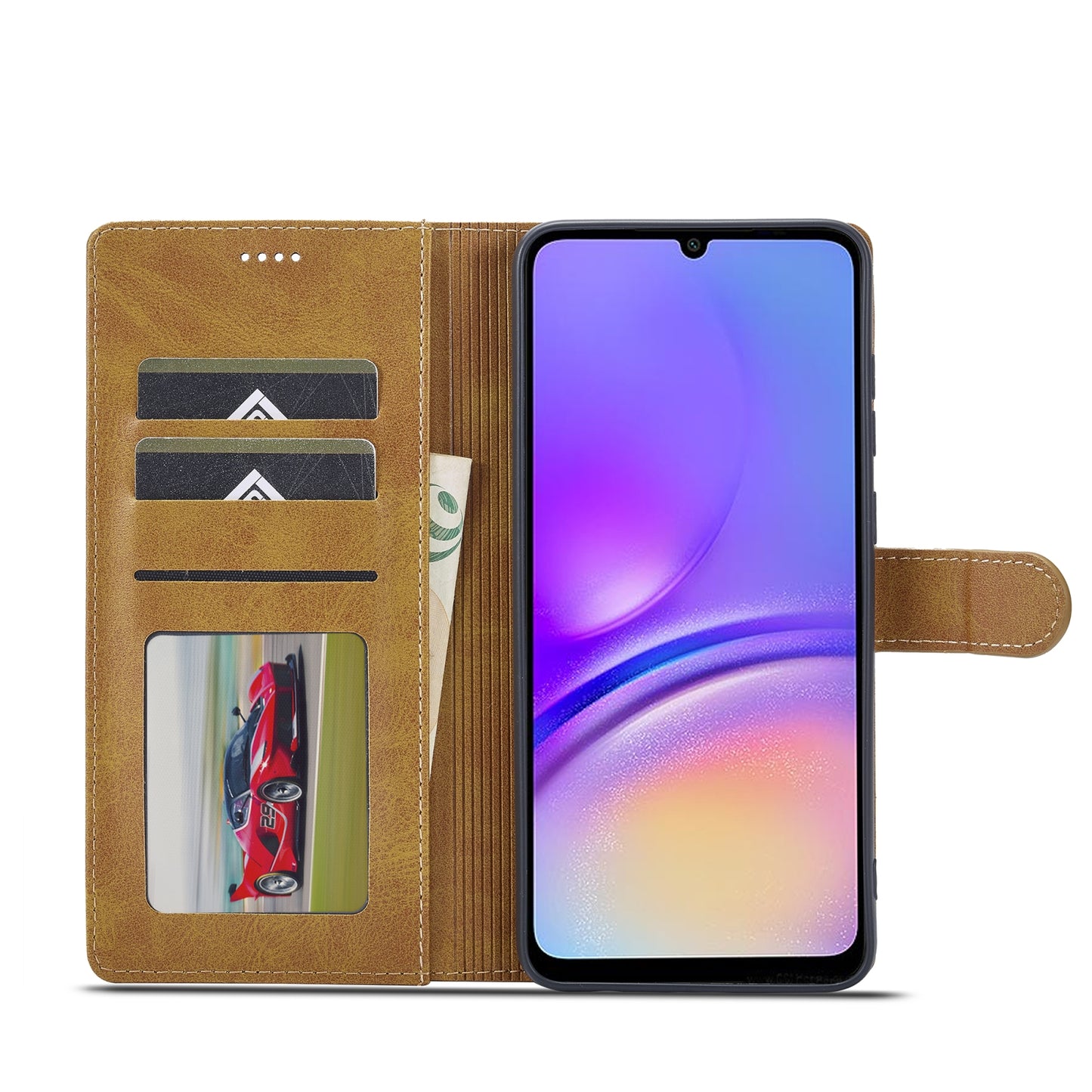 For Samsung Galaxy A05 Calf Texture Leather Case – Elegant & Durable Protection
