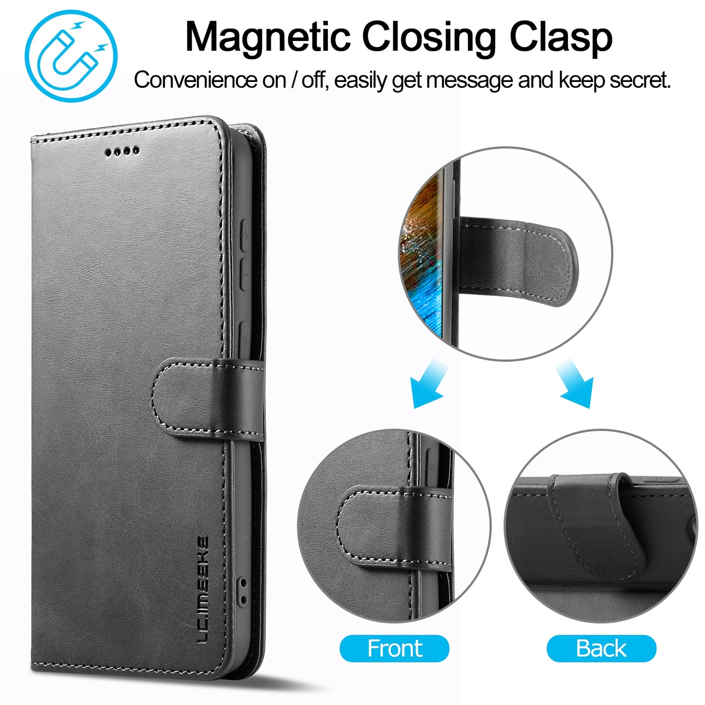 For Samsung Galaxy S24 5G Calf Texture Leather Case – Elegant & Durable Protection